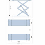 LGX40 High Rise Double Scissor Lift for Workshops