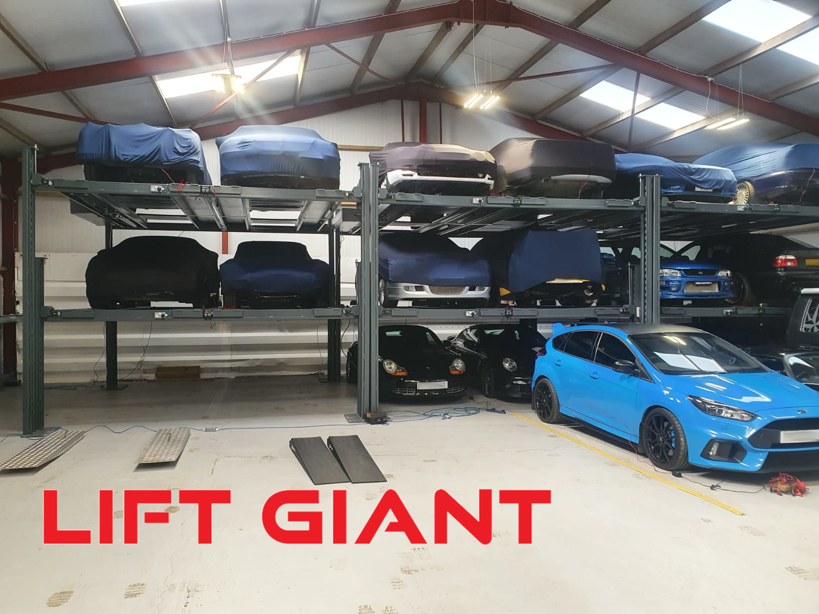 Triple Level Double Wide Car Parking Lift