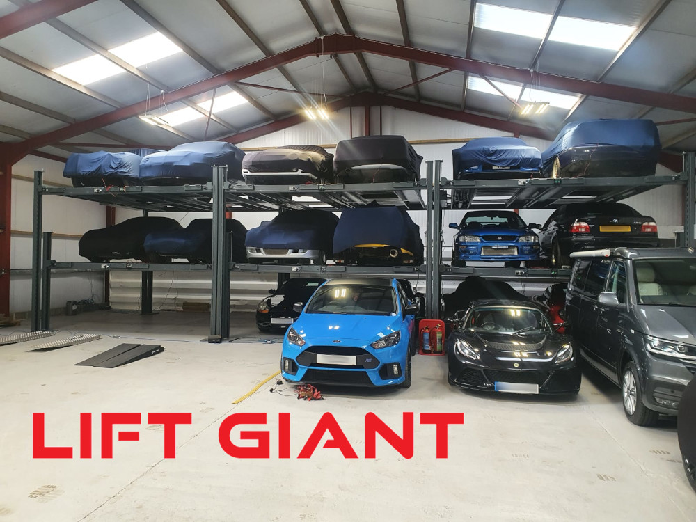 Triple Level Double Wide Car Parking Lift