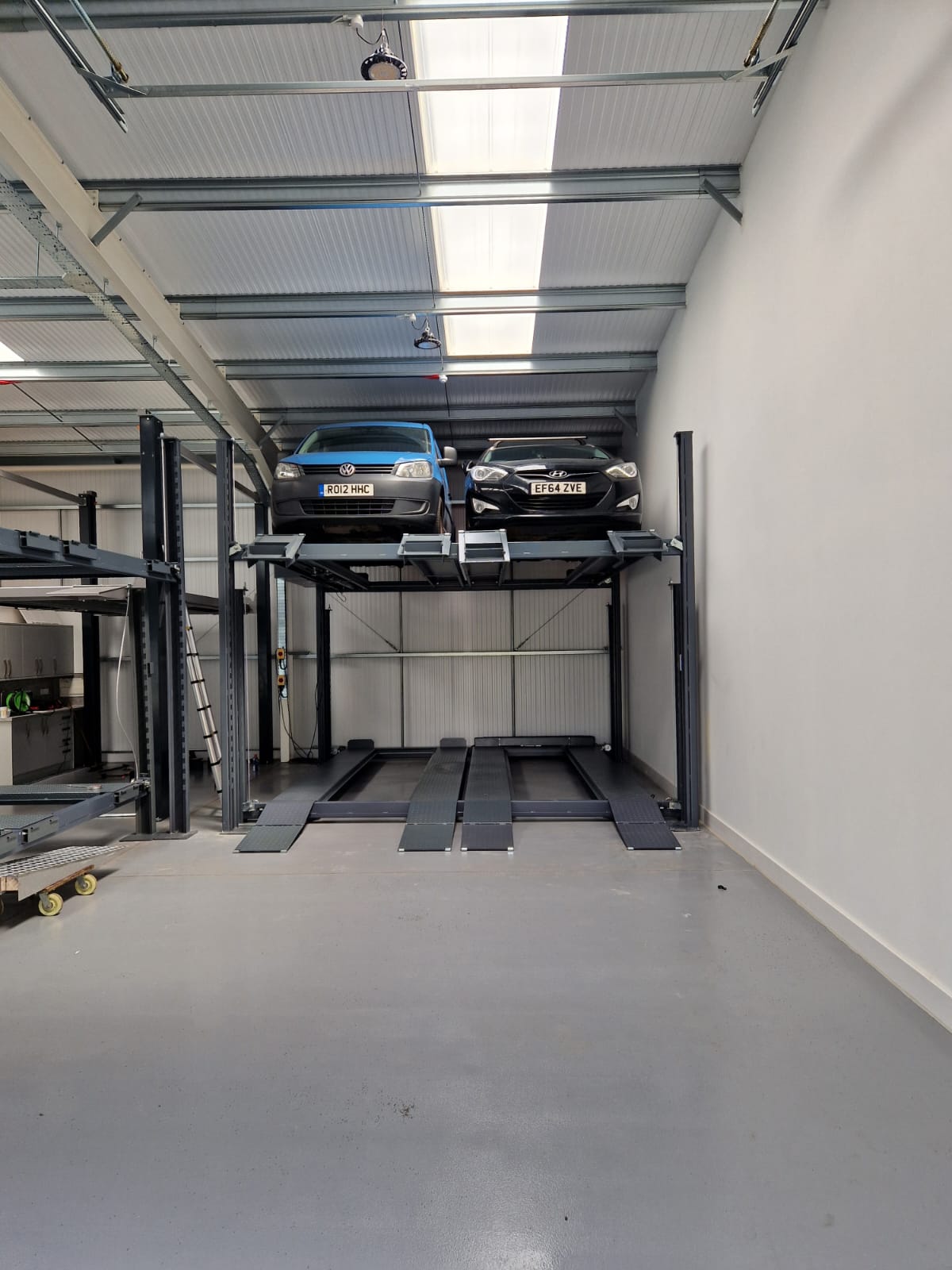 Triple Level Double Wide Car Parking Lift