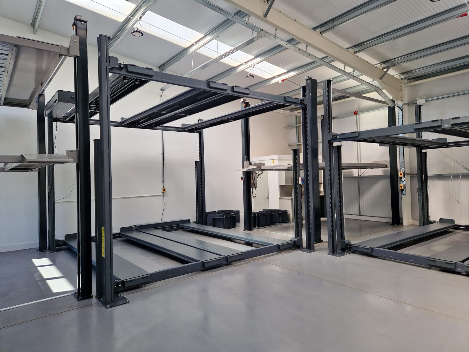 Triple Level Double Wide Car Parking Lift