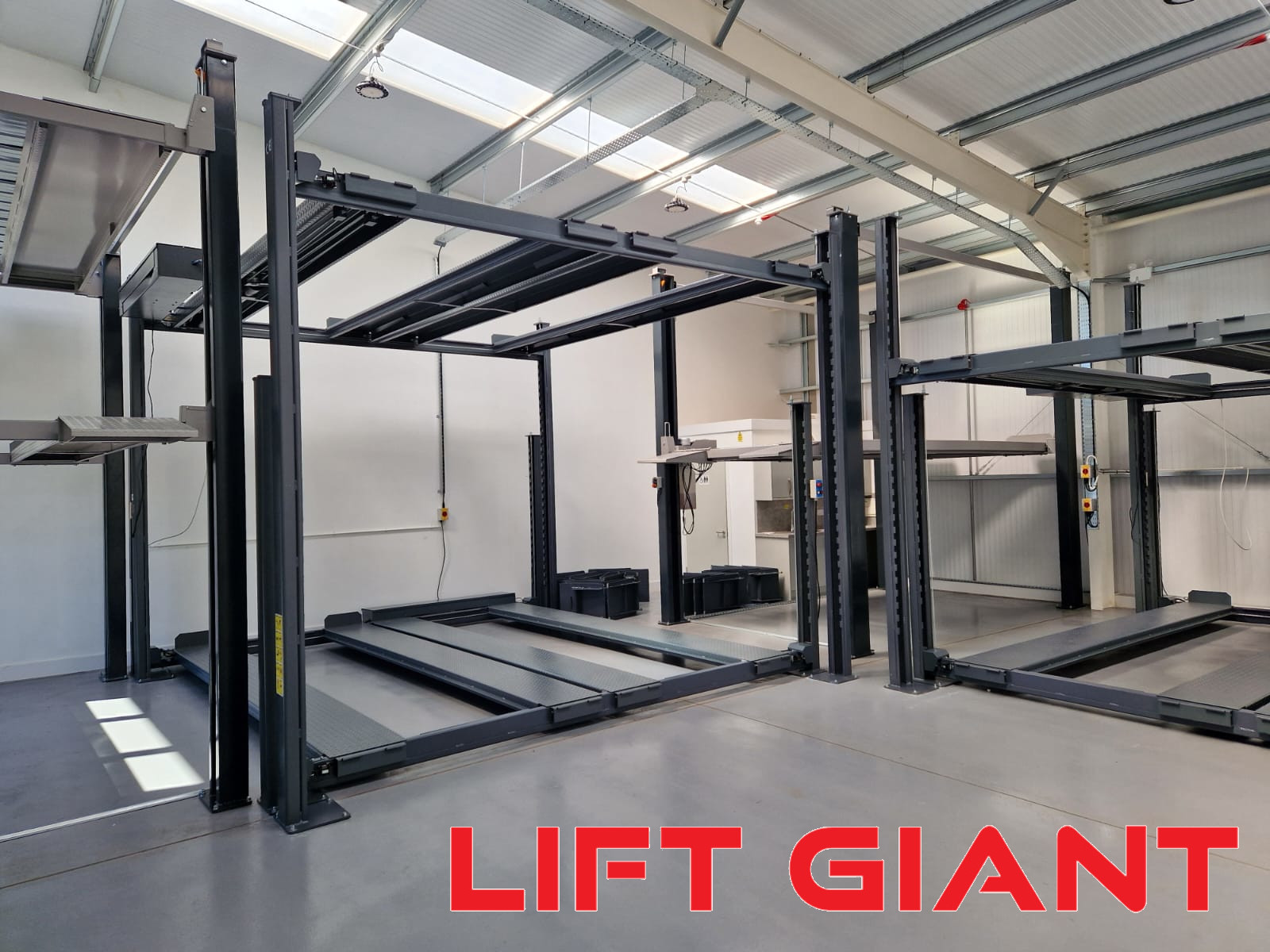 Triple Level Double Wide Car Parking Lift