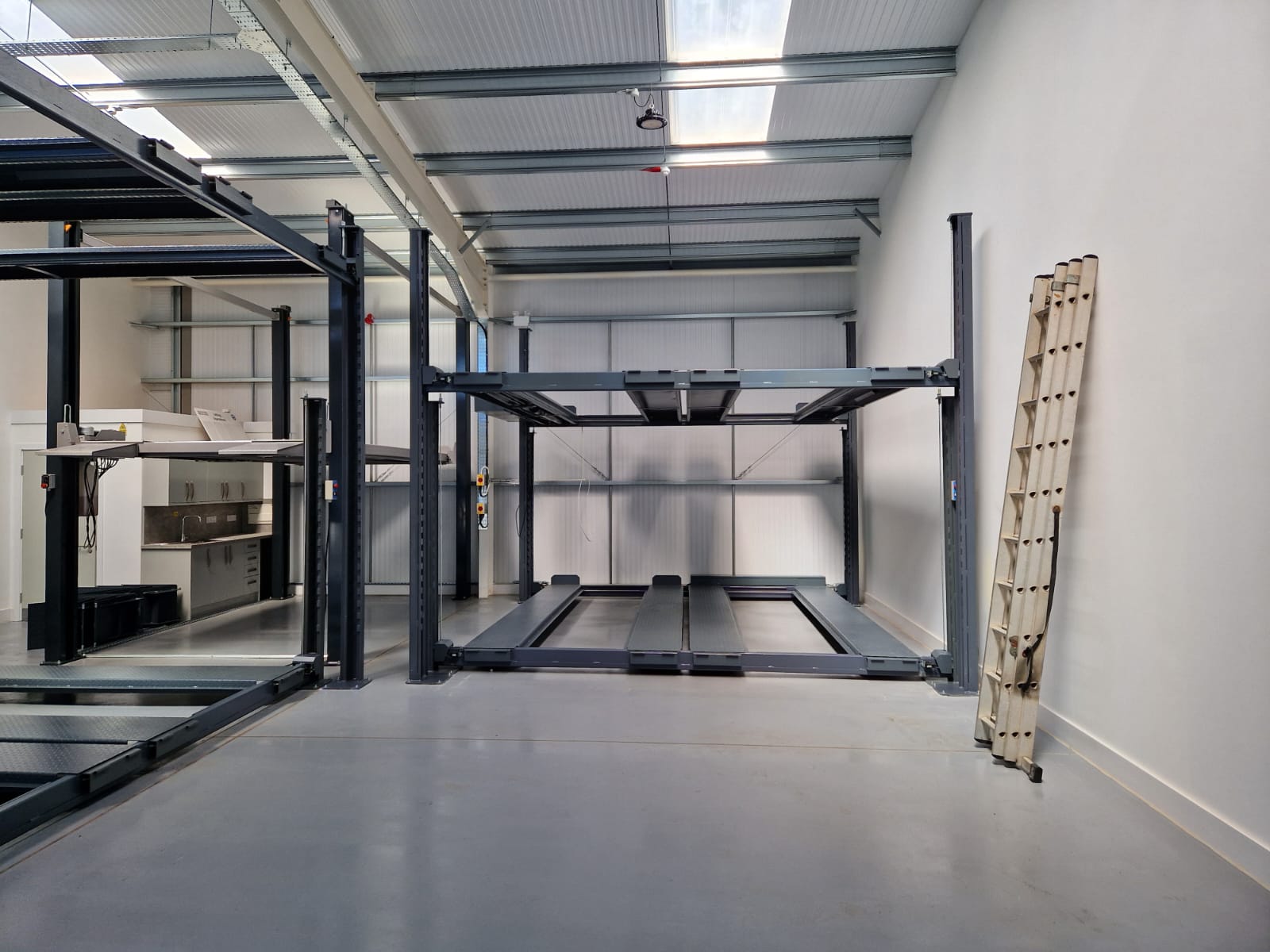 Triple Level Double Wide Car Parking Lift