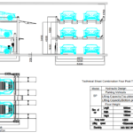 Triple Level Double Wide Car Parking Lift
